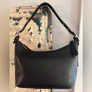 vintage Coach small leather handbag